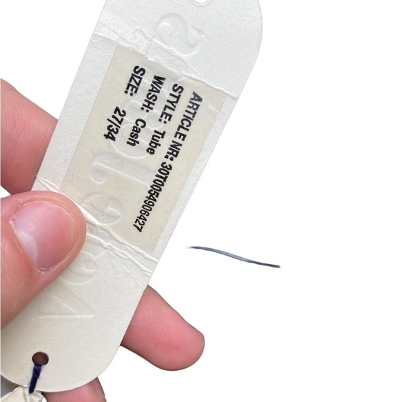 BNWT Vintage 90s Acne Studios Tube Cash Jeans Black Size 27 - Picture 9 of 16